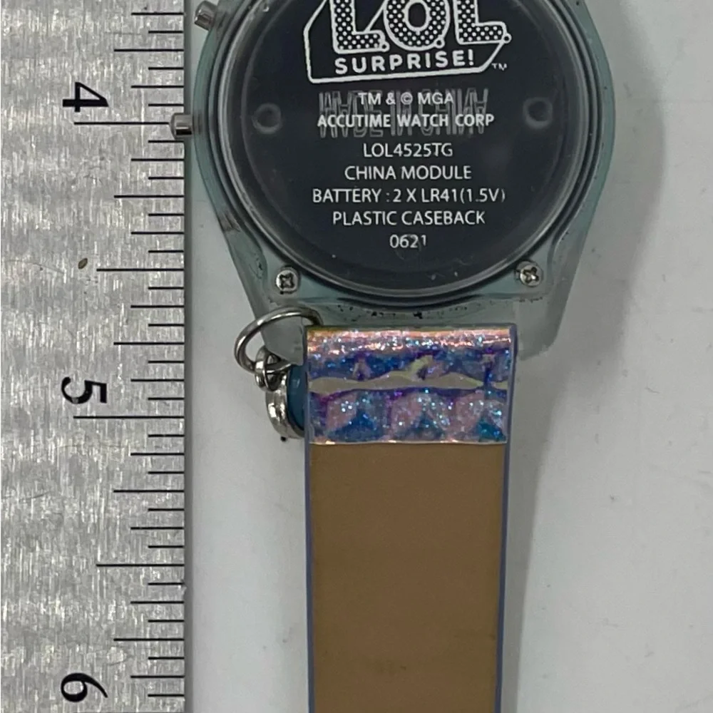 LOL Surprise‎ Digital Light Up Clear Case Translucent Band Watch NWOT